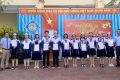 Trường THCS Nguyễn Tự Tân tổ chức Vinh danh cấp trường cho 12 học sinh có thành tích cao nhất khối lớp trong cuộc thi IOE cấp trường năm học 2023-2024!