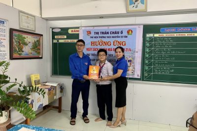 Học sinh Trường THCS Nguyễn Tự Tân hưởng ứng ngày đọc sách và văn hoá đọc